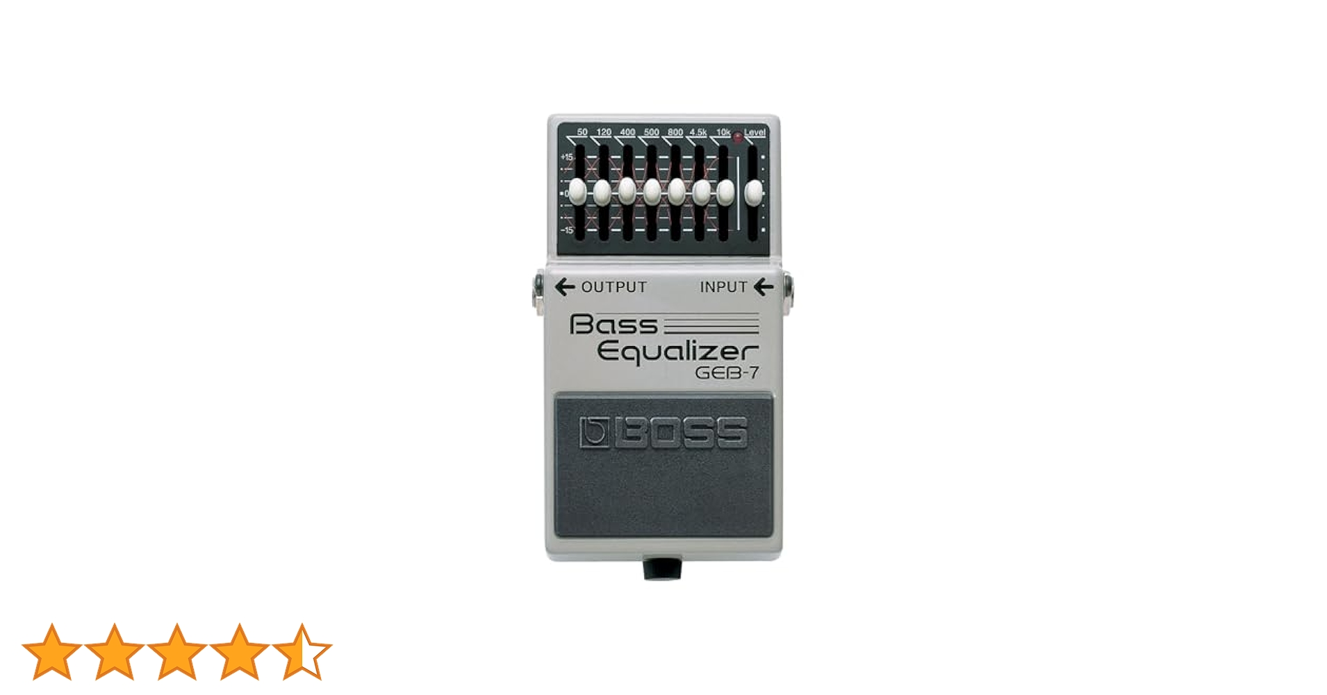 ベース BOSS GEB-7 Bass Equalizer Boss GEB-7 7-Band Graphic Bass Equalizer Pedal - Get Loud Music